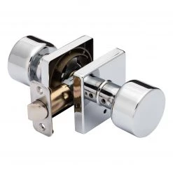 Fulham Brass Sales 2022 25 Harney Hardware Residential Door Locks Door Knob Set Bed / Bath / Privacy Function Contemporary Style Oaklyn Collection