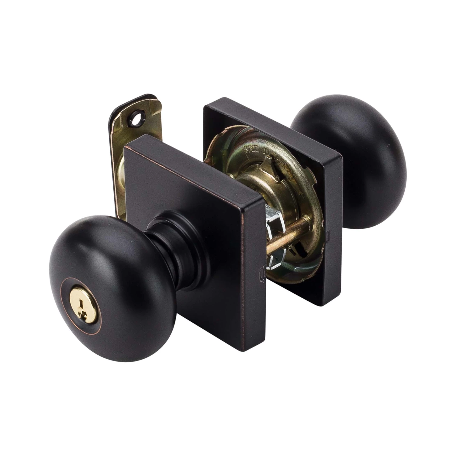 Harney Hardware Residential Door Locks Door Knob Set Keyed / Entry Function Contemporary Style Kendall Collection 2 Harney Hardware Residential Door Locks Door Knob Set Keyed / Entry Function Contemporary Style Kendall Collection