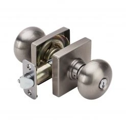 Fulham Brass Sales 2022 9 Harney Hardware Residential Door Locks Door Knob Set Keyed / Entry Function Contemporary Style Kendall Collection