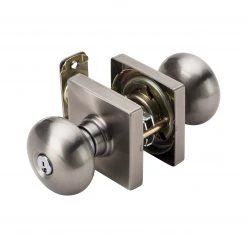 Harney Hardware Residential Door Locks Door Knob Set Keyed / Entry Function Contemporary Style Kendall Collection