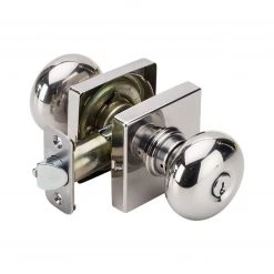 Harney Hardware Door Knob Set Keyed / Entry Function Contemporary Style Kendall Collection Residential Door Locks
