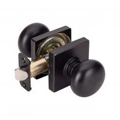 Harney Hardware Door Knob Set Closet / Hall / Passage Function Contemporary Style Kendall Collection Residential Door Locks