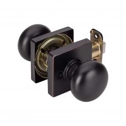 Harney Hardware Door Knob Set Closet / Hall / Passage Function Contemporary Style Kendall Collection Residential Door Locks