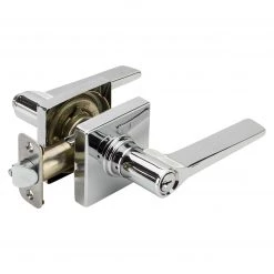 Harney Hardware Residential Door Locks Door Lever Set Keyed / Entry Function Contemporary Style Palm Collection