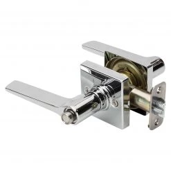 Harney Hardware Residential Door Locks Door Lever Set Keyed / Entry Function Contemporary Style Palm Collection