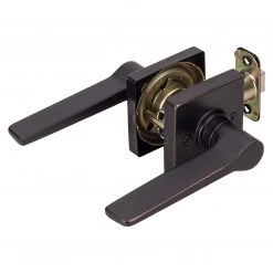 Harney Hardware Residential Door Locks Door Lever Set Closet / Hall / Passage Function Contemporary Style Palm Collection