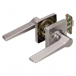 Harney Hardware Door Lever Set Closet / Hall / Passage Function Contemporary Style Palm Collection Residential Door Locks