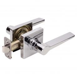 Harney Hardware Residential Door Locks Door Lever Set Closet / Hall / Passage Function Contemporary Style Palm Collection