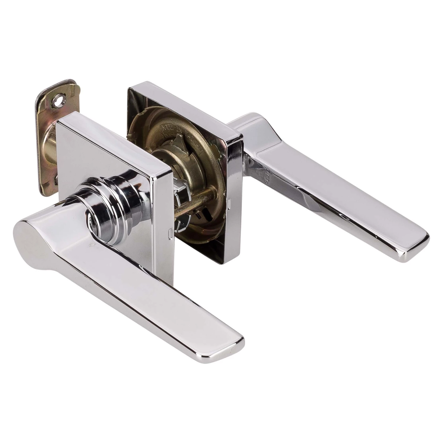 Harney Hardware Residential Door Locks Door Lever Set Closet / Hall / Passage Function Contemporary Style Palm Collection 2 Harney Hardware Residential Door Locks Door Lever Set Closet / Hall / Passage Function Contemporary Style Palm Collection