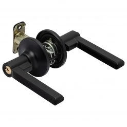 Harney Hardware Door Lever Set Keyed / Entry Function Contemporary Style Fallon Collection