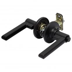 Harney Hardware Door Lever Set Keyed / Entry Function Contemporary Style Fallon Collection