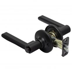 Harney Hardware Door Lever Set Keyed / Entry Function Contemporary Style Fallon Collection