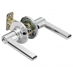 Harney Hardware Door Lever Set Keyed / Entry Function Contemporary Style Fallon Collection