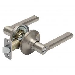 Harney Hardware Residential Door Locks Door Lever Set Bed / Bath / Privacy Function Contemporary Style Fallon Collection