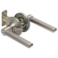 Harney Hardware Residential Door Locks Door Lever Set Bed / Bath / Privacy Function Contemporary Style Fallon Collection