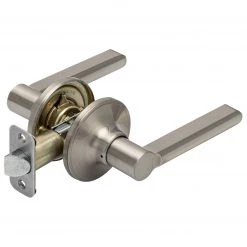Harney Hardware Door Lever Set Closet / Hall / Passage Function Contemporary Style Fallon Collection