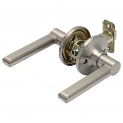 Harney Hardware Door Lever Set Closet / Hall / Passage Function Contemporary Style Fallon Collection