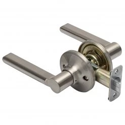 Harney Hardware Door Lever Set Closet / Hall / Passage Function Contemporary Style Fallon Collection