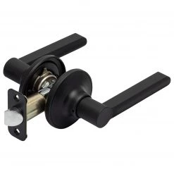 Harney Hardware Door Lever Set Closet / Hall / Passage Function Contemporary Style Fallon Collection