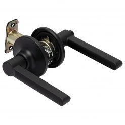 Harney Hardware Door Lever Set Closet / Hall / Passage Function Contemporary Style Fallon Collection