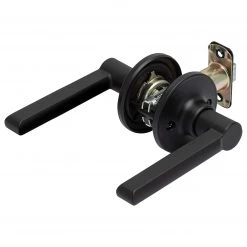 Harney Hardware Door Lever Set Closet / Hall / Passage Function Contemporary Style Fallon Collection