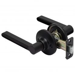 Harney Hardware Door Lever Set Closet / Hall / Passage Function Contemporary Style Fallon Collection