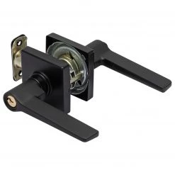 Harney Hardware Door Lever Set Keyed / Entry Function Contemporary Style Palm Collection Residential Door Locks