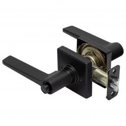 Harney Hardware Door Lever Set Keyed / Entry Function Contemporary Style Palm Collection Residential Door Locks