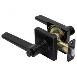 Harney Hardware Residential Door Locks Door Lever Set Bed / Bath / Privacy Function Contemporary Style Palm Collection