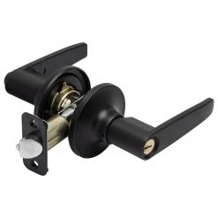 Harney Hardware Door Lever Set Keyed / Entry Function Electra Collection