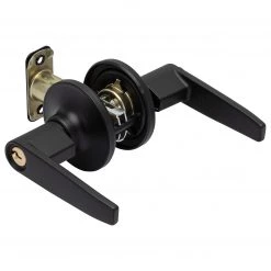 Harney Hardware Door Lever Set Keyed / Entry Function Electra Collection