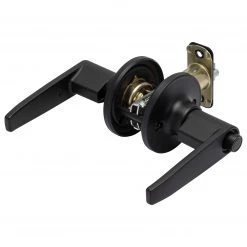 Harney Hardware Door Lever Set Keyed / Entry Function Electra Collection