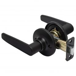 Harney Hardware Door Lever Set Closet / Hall / Passage Function Electra Collection Residential Door Locks
