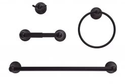 Harney Hardware Bathroom Hardware Sets Alexandria Venetian Bronze Bathroom Hardware Set
