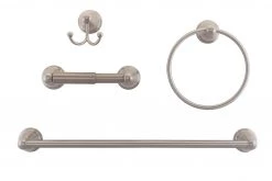 Harney Hardware Bathroom Hardware Sets Austin Satin Nickel Bathroom Hardware Set