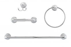 Harney Hardware Austin Chrome Bathroom Hardware Set