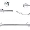 Harney Hardware Boca Grande Chrome Bathroom Hardware Set Bathroom Hardware Sets