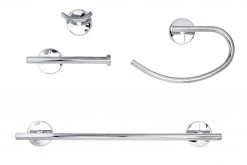Harney Hardware Boca Grande Chrome Bathroom Hardware Set Bathroom Hardware Sets