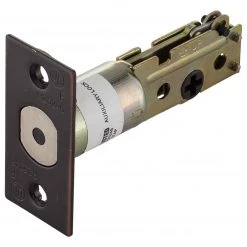 Harney Hardware Commercial Deadbolt Latch, UL Fire Rated, 2 3/8 In. Backset Commercial Door Hardware