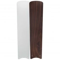 Harney Hardware Ceiling Fans And Lighting Ceiling Fan With LED Light Kit 52 In.5 Blades, Silver / Dark Walnut, Contemporary Style