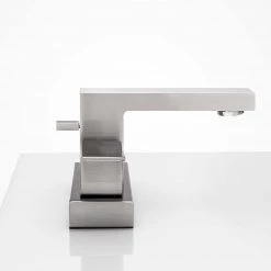 Harney Hardware Center Set Contemporary / Modern Bathroom Sink Faucet, 4 In. Wide