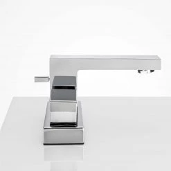 Harney Hardware Center Set Contemporary / Modern Bathroom Sink Faucet, 4 In. Wide
