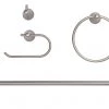Harney Hardware Bathroom Hardware Sets Duval Satin Nickel Bathroom Hardware Set