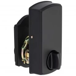 Harney Hardware Electronic Keyless Deadbolt, Arch Top Escutcheon