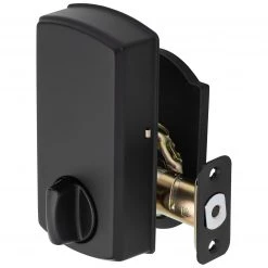Harney Hardware Electronic Keyless Deadbolt, Arch Top Escutcheon