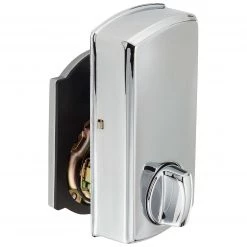 Harney Hardware Electronic Keyless Deadbolt, Arch Top Escutcheon