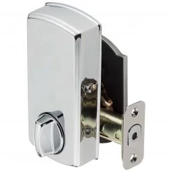 Harney Hardware Electronic Keyless Deadbolt, Arch Top Escutcheon