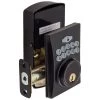 Harney Hardware Electronic Keyless Deadbolt, Square Escutcheon Residential Door Locks