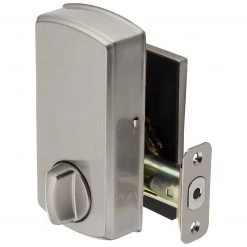 Harney Hardware Electronic Keyless Deadbolt, Square Escutcheon Residential Door Locks