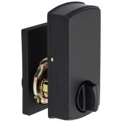 Harney Hardware Residential Door Locks Electronic Keyless Deadbolt, Square Escutcheon